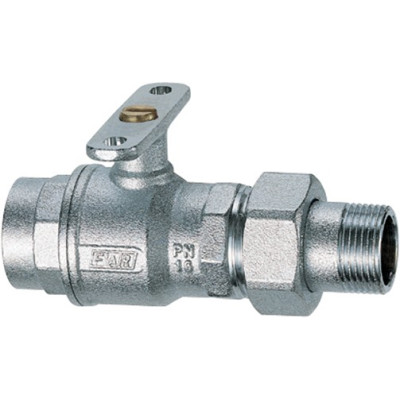 Шаровой кран FAR 2-х ход. зон. 1 1/4" ВР-НР
