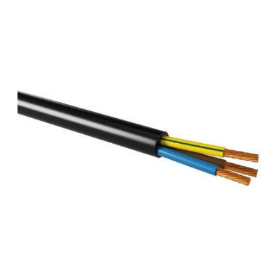 Провод ПВС 3х4 ГОСТ (5м), черный