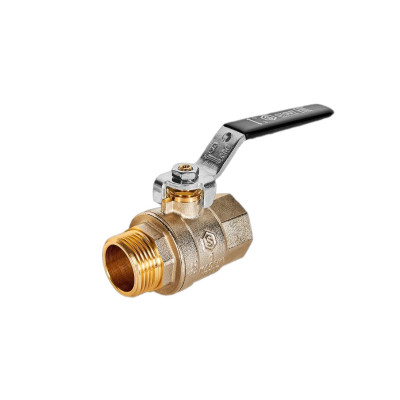 Кран Stout шаровой полнопроходной ВР/НР ручка рычаг 1