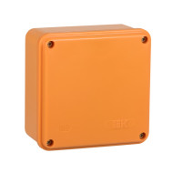 Коробка распаячная огнестойкая ПС 100х100х50мм 6P 4мм2 IP44 гладкие стенки IEK UKF20-100-100-050-6-4-09