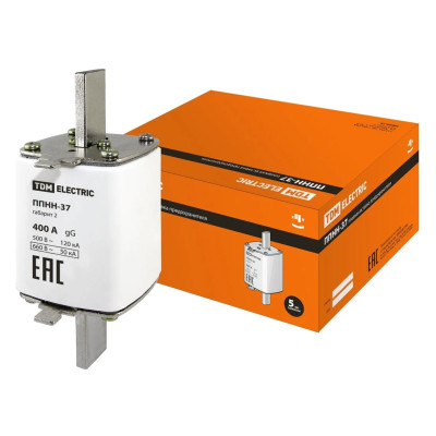 Плавкая вставка предохранителя TDM ППНН-37 габ.2, 400А