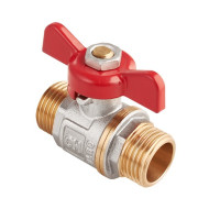 Кран шаровый полнопроходной MVI AquaHit 1" нар-нар, ручка (РШШ)