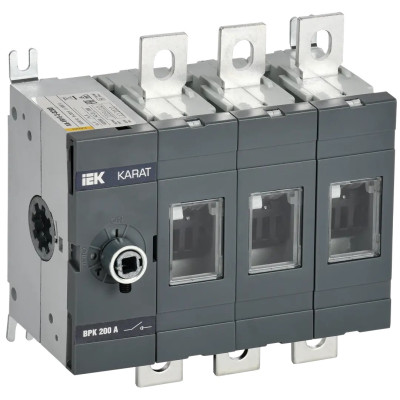 Выключатель-разъединитель IEK KARAT ВРК без рукоятки 3P 200А