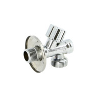 Вентиль Uni-fitt Н 1/2" х 3/4" с фильтром для подключения стиральных / посудомоечных машин