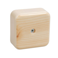 Коробка распаячная КМ41205-04 для открытой проводки 50х50х20мм сосна IEK UKO10-050-050-020-K34-E