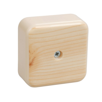 Коробка распаячная КМ41205-04 для открытой проводки 50х50х20мм сосна IEK UKO10-050-050-020-K34-E