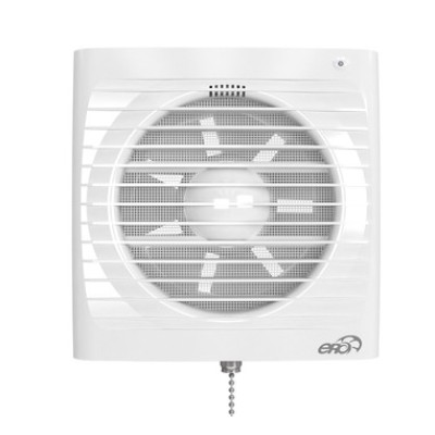 Вентилятор ERA 5S-02 D 125 осевой вытяжной с антимоскитной сеткой, шнуровым тяговым выключателем
