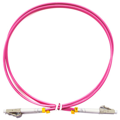 Оптический патч-корд LC-LC Cabeus FOP-50-OM4-LC-LC-1m 50/125 (ОМ4) 1 метр