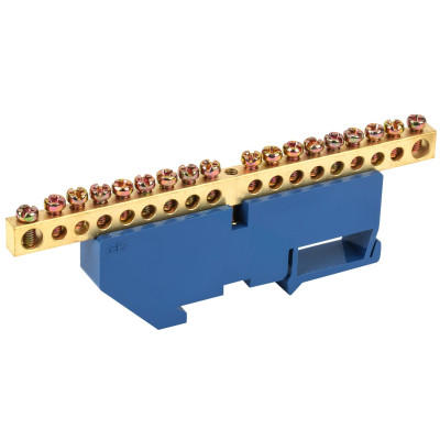 Шина нулевая IEK на DIN-изоляторе ШНИ-6х9-18-Д-С YNN10-69-18D-K07