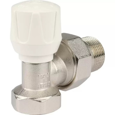 Вентиль терморегулирующий ручной Stout угловой 3/4