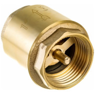 Клапан обратный пружинный Unipump Ду25 латунь муфтовый