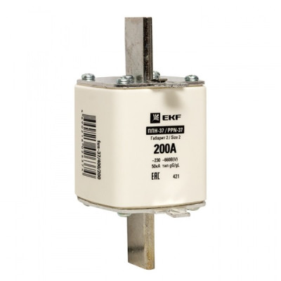 Вставка плавкая EKF ППН-37 400/200А габарит 2