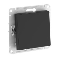 1-клавишный ПЕРЕКЛЮЧАТЕЛЬ Systeme Electric ATLASDESIGN, сх.6, 10АХ, быстрозажимные клеммы, КАРБОН