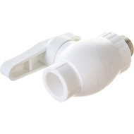 Кран шаровый РосТурПласт полнопроходной с наружной резьбой 20-1/2"