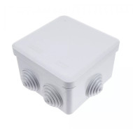 Коробка распределительная Ruvinil ОП 70х70х40мм 7 вводов IP55 белый