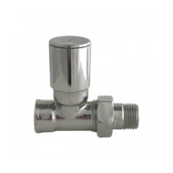 Кран вентильный TIM с американкой прямой ВН 1/2 (хром)