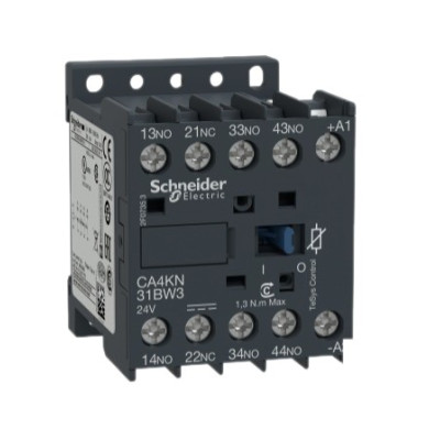Реле промежуточное Schneider Electric 24В DC 3НО+1НЗ 10А CA4KN с пониженным током