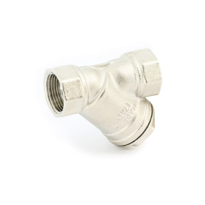 Фильтр косой ВВ 1" 400 мкм, никелированный Uni-fitt