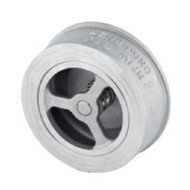 Обратный клапан тарельчатый нержавеющий межфланцевый, Lotar 1/2" (DN15), AISI304 (CF8), LTR-TD15/4