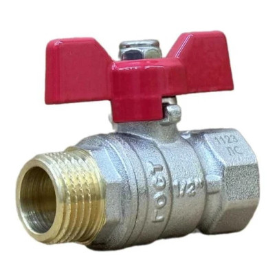 Шаровой кран SANEXT Ду 20, ВР-НР 3/4" бабочка