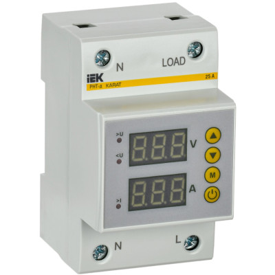 Реле напряжения и тока РНТ-д однофазное 54мм 25А IVC31-1-25 IEK