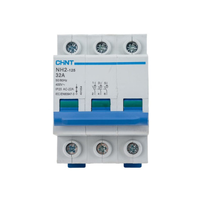 Выключатель нагрузки CHINT NH2-125 3P 32A, 401054