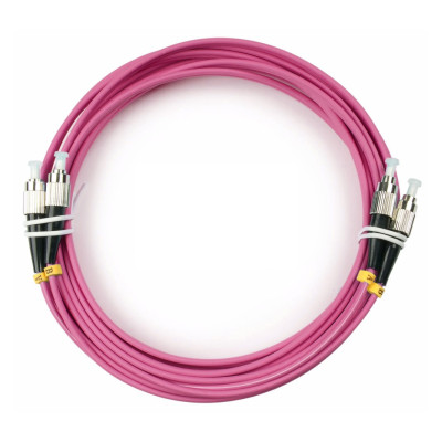 Оптический патч-корд FC-FC Cabeus FOP-50-OM4-FC-FC-5m 50/125 (ОМ4) 5 метров