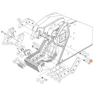 Болт (20*100) 53112-1 на гидроножницы Delta SH310R (аналог)