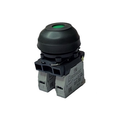 Выключатель Briswik КЕ 081/5м зеленый 0но+1нз Цилиндр с наружным протектором IP66 УХЛ2 10А