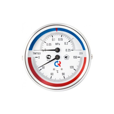 Термоманометр Росма ТМТБ-31Т.1(0-120С)(0-0,6MPa)G1/2.2,5
