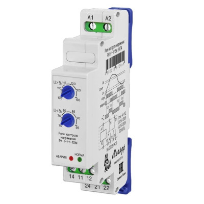 Реле контроля напряжения Меандр РКН-1-1-15М УХЛ4 A8302-19912455