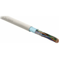 Hyperline FUTP25-C3-S24-IN-PVC-GY (FTP25-C3-SOLID-INDOOR) Кабель витая пара, экранированная F/UTP, категория 3, 25 пар (24 AWG), одножильный (solid), экран - фольга, PVC, 20°C - +50°C, серый