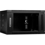 Шкаф телекоммуникационный настенный 19" 6U Cabeus SH-05F-6U60/45-BK