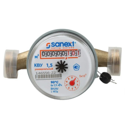 Счетчик воды, SANEXT КВУ 1,5-110