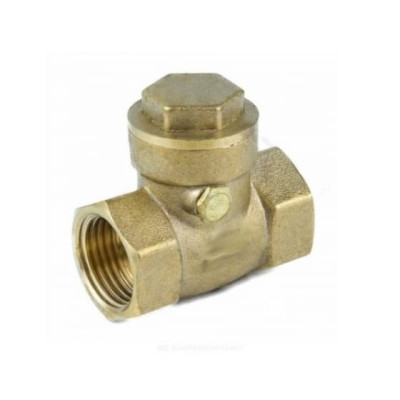 Клапан обратный Aquasfera лат пов Ду25 Ру40 м/м д/лат 3003-03