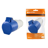 Розетка переносная TDM ELECTRIC 213 2Р+РЕ 16А 220В IP44
