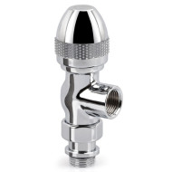 Вентиль осевой SR Rubinetterie "Ovus" 1/2", цвет хром