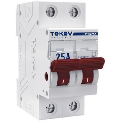 Выключатель TOKOV Electric Prizma нагрузки модульный 2П 25А