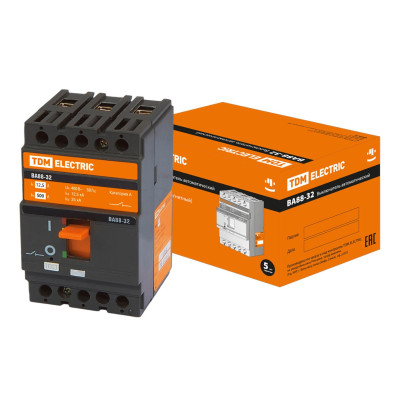 Автоматический выключатель TDM ВА88-32 3Р 12,5А 25кА