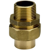 Американка 22x3/4", Viega R4, пайка-наружная резьба, бронза, модель 94343G