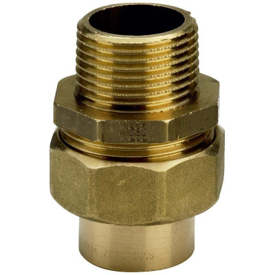 Американка 22x3/4", Viega R4, пайка-наружная резьба, бронза, модель 94343G