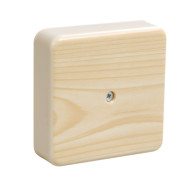 Коробка распаячная КМ41212-04 для открытой проводки 75х75х20 мм сосна (6 клемм 6мм2) IEK UKO10-075-075-020-K34