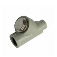 Фильтр PP-R серый сетчатый Дн25х45гр вн/нр пайка VALFEX 10142025Г