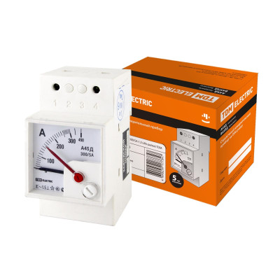 Амперметр TDM А45Д 300/5А-1,5 (DIN-рейка)