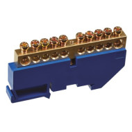 Шина нулевая Navigator на DIN-изоляторе NBB-M812-10D/B