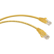 Патч-корд Rj-45 Cabeus PC-UTP-RJ45-Cat.6-0.3m-YL кат.6 0.3 метра желтый