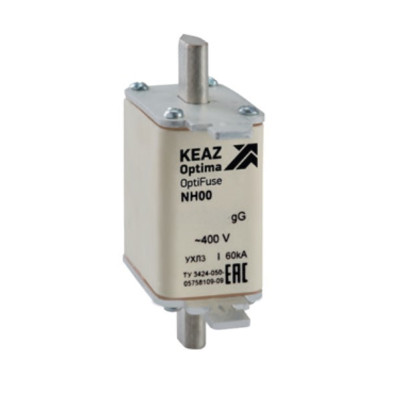 Вставка плавкая КЭАЗ OptiFuse NH00 160А габарит 00 400AC УХЛ3