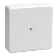 Коробка распаячная КМ для открытой проводки 100х100х44мм белая IEK UKO10-100-100-044-K01-E