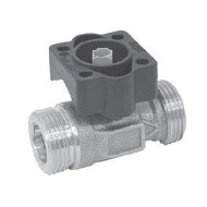 Запорный шаровой кран BELIMO R415D, двухходовой, с внешней резьбой