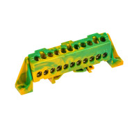 Шина IEK TEKFOR PE "земля" в комбинированном DIN-изоляторе "Стойка" 6х9-11-ЖЗ